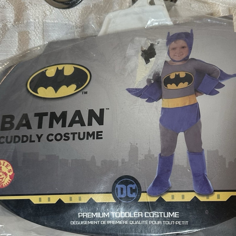 Batman Infant 6-12 Month Costume Halloween Dress Up DC Super Hero Outfit NEW